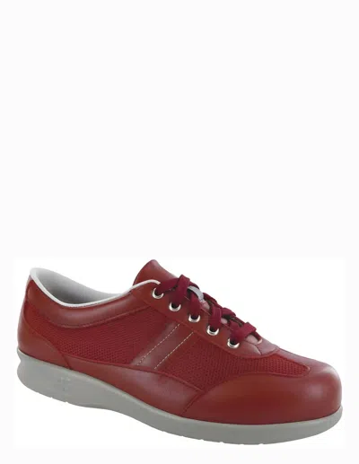 Sas Women's Ft Mesh Sneaker - Medium Width In Ruby In Red