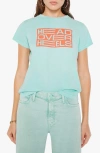 Mother The Boxy Goodie Goodie T-shirt In Head Over Heels H