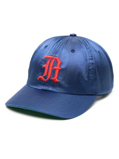 Noah Ny Team Structured Satin Cap In Blue