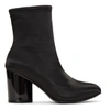 OPENING CEREMONY OPENING CEREMONY BLACK SATIN DYLAN BOOTS