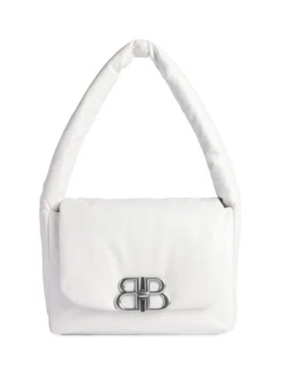 Balenciaga Women's Monaco Small Sling Bag In White