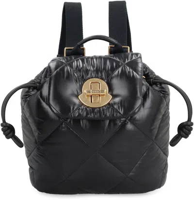 Moncler Puf Nylon Backpack In Black