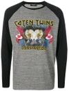 DSQUARED2 DSQUARED2 CATEN TWINS RAGLAN SLEEVE T-SHIRT - GREY,S71GD0600S2224012308776