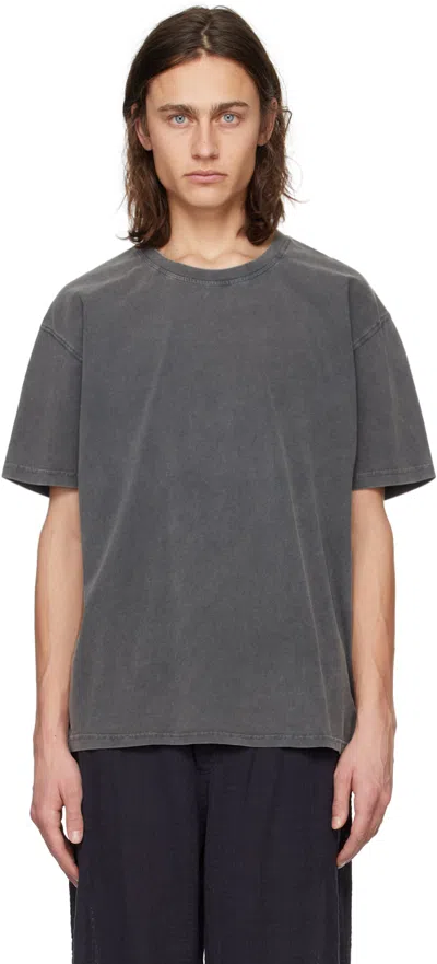 Mfpen Gray Standard T-shirt In Washed Graphite