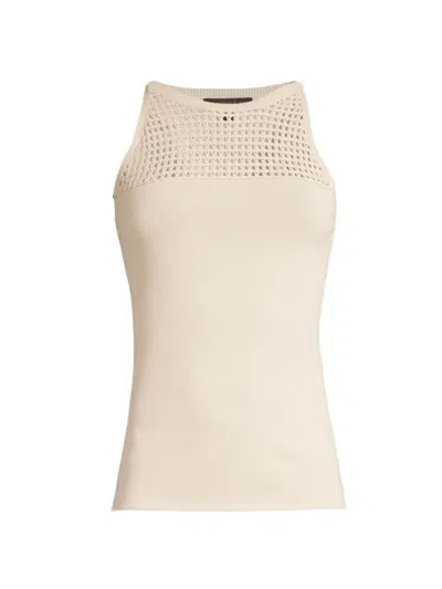 Capsule 121 Women's The Compass Knit Sleeveless Jumper In Beige