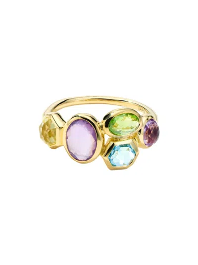 Ippolita Women's Rock Candy Gelato 18k Yellow Gold & Multi-gemstone Cluster Ring In Alpine