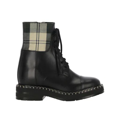 See By Chloé Barbour X Chloe Boots In Black