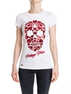 PHILIPP PLEIN ALBANY LOVE COTTON T-SHIRT,WTK0218 PJY002N 01