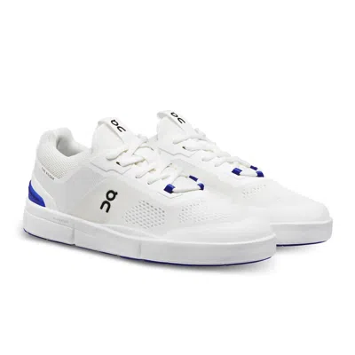 On Womens The Roger Spin In Undyed-white/indigo