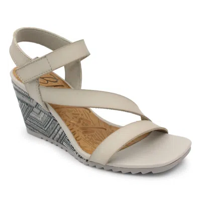 Blowfish Orchid Wedge In Zinc In White