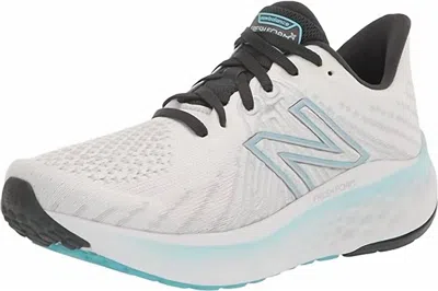 New Balance Women's Fresh Foam X Vongo V5 Running Shoes - D/wide Width In White W/ Bleach Blue In Grey