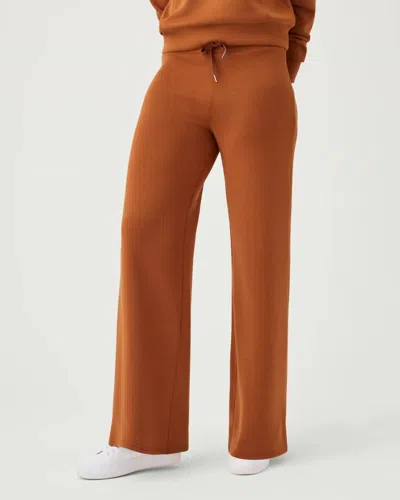 Spanx Airessentials Wide Leg Pants In Butterscotch In Brown