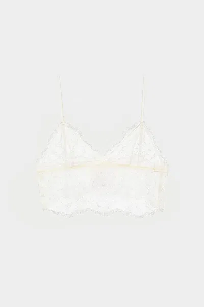 Anine Bing Elieen Bra Lace In Ivory