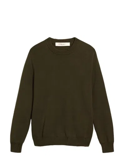 Golden Goose Sweaters In Military Green