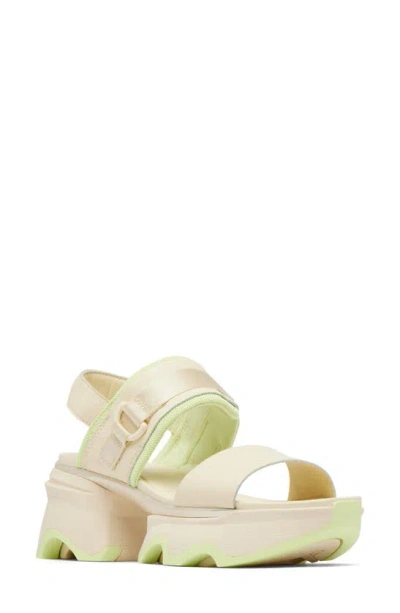 Sorel Kinetic Impact Slingback Sandal In Honey White