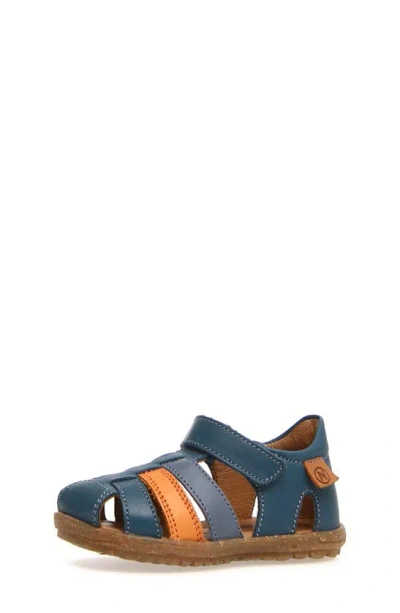 Naturino Kids' Boys Blue Leather Cage Sandals