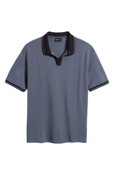 Emporio Armani Men's Tipped Polo Shirt In Multi