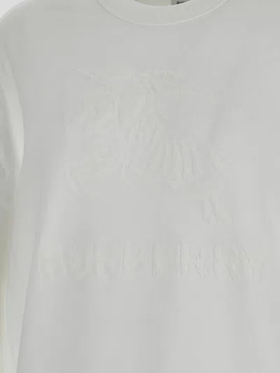 Burberry Sweatshirt In White