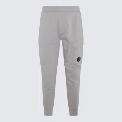 C.p. Company Logo Patch Track Pants In Drizzle