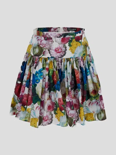 Dolce & Gabbana Skirts In Fiorenotturno