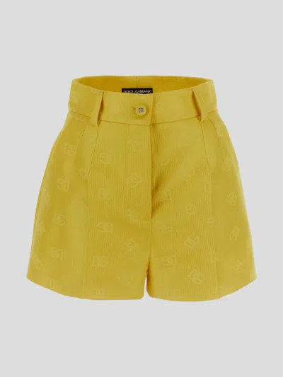 Dolce & Gabbana Dolce&gabbana Shorts In Yellow