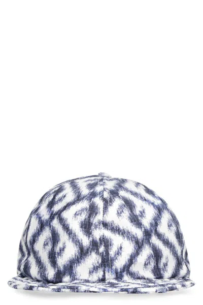 Fendi Baseball Hat In Blue