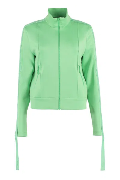 Fendi Techno Fabric Sweatshirt In Green