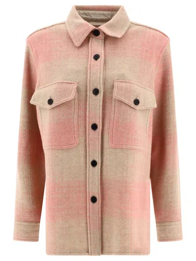 Isabel Marant Étoile Pink Harveli Jacket In 40lk Light Pink