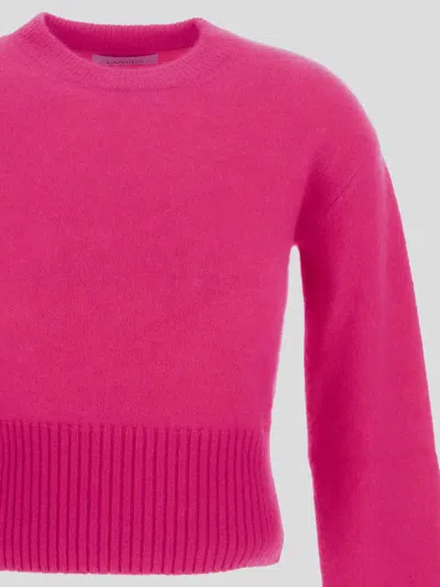 Laneus Sweaters In Fuchsia