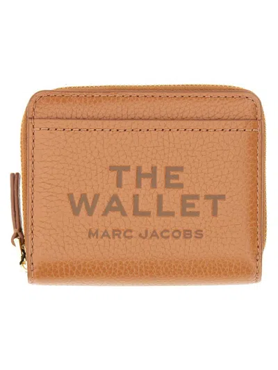 Marc Jacobs "the Compact" Mini Wallet In Brown