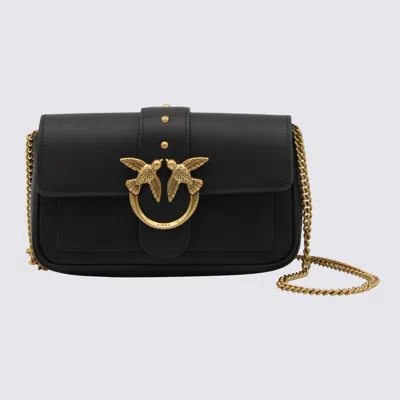 Pinko Pocket Love Bag One Simply In Black-antique Gold
