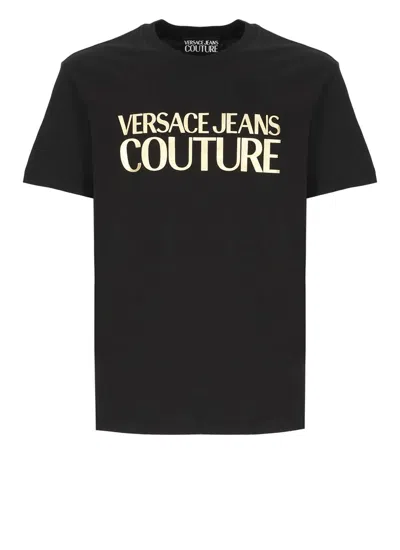 Versace Jeans Couture T-shirts And Polos Black