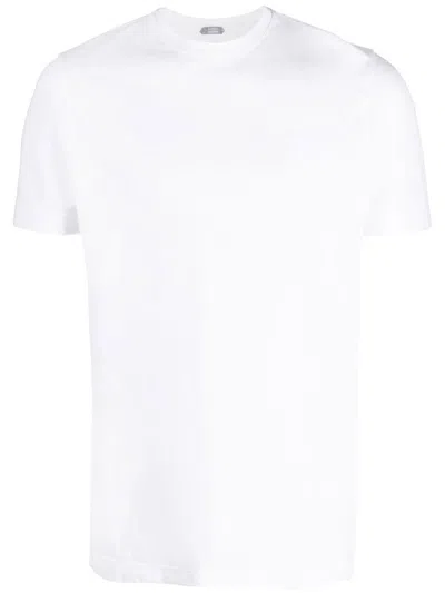 Zanone Short Sleeves T-shirt Clothing In White