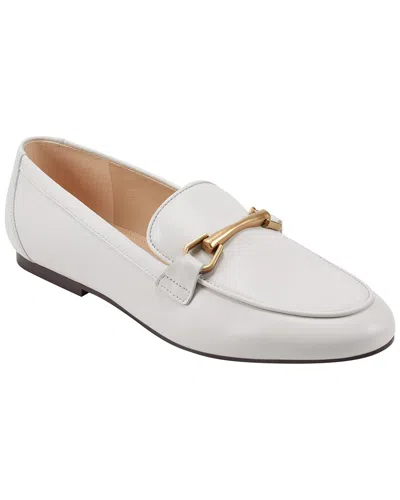 Marc Fisher Ltd Women's Bleek Slip-on Flat Dress Loafers In White