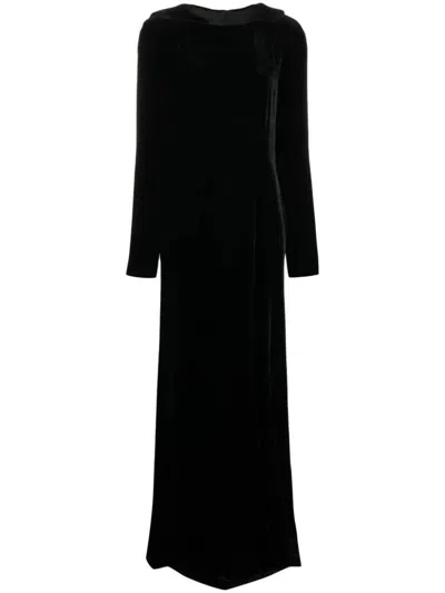 Alberta Ferretti Dress Clothing In Black