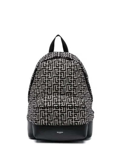 Balmain Classic Backpack Bags In Multicolour