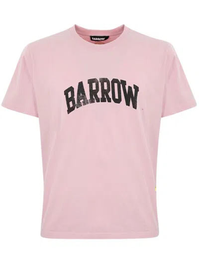 Barrow Jersey T-shirt Clothing In Pink & Purple