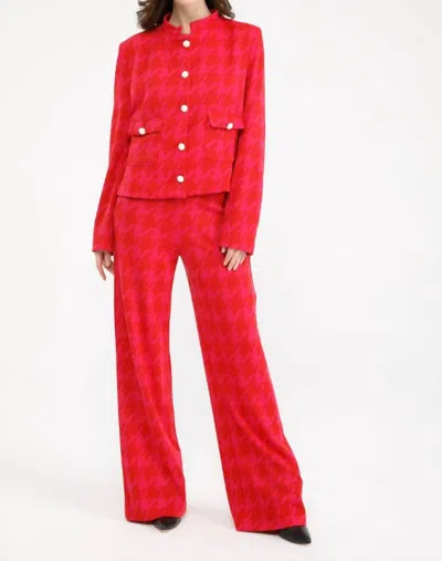 Isle By Melis Kozan Iconic Jacket In Halston In Red