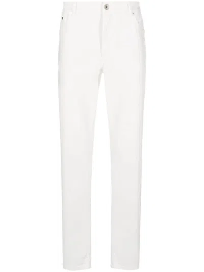 Brunello Cucinelli Denim Pants Clothing In White