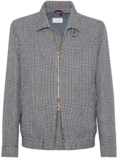 Brunello Cucinelli Jacket Clothing In Grey