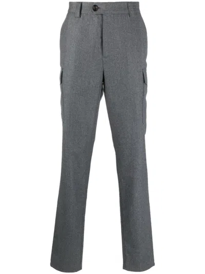 Brunello Cucinelli Trousers Clothing In Grey