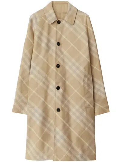 Burberry Trench Clothing In Nude & Neutrals