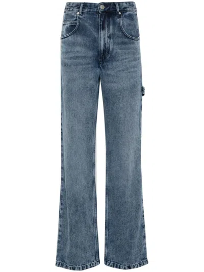 Isabel Marant Bymara Denim Jeans In Clear Blue