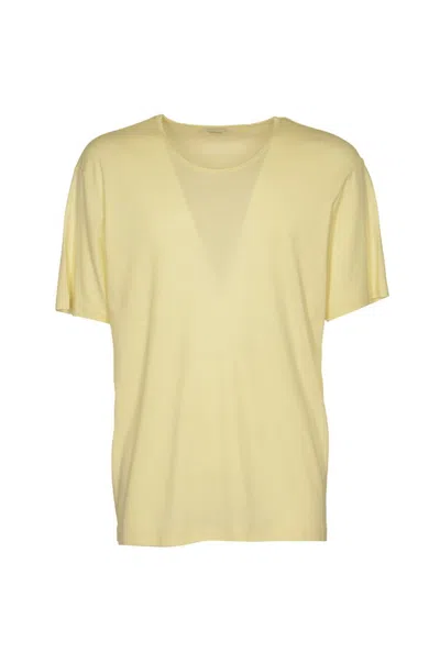 Lemaire T-shirts And Polos In Lemon Glaze