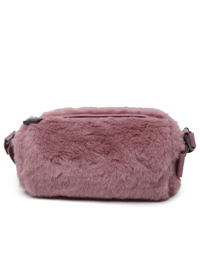 Max Mara Teddy Roll Zip In Pink