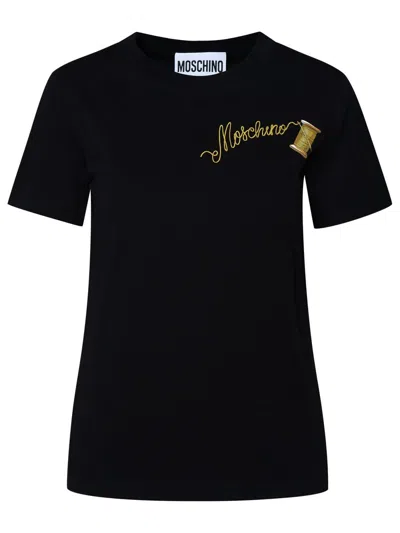 Moschino T-shirt Orso In Black