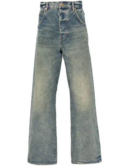 Purple Brand Relaxed Fit Denim Jeans In Blue