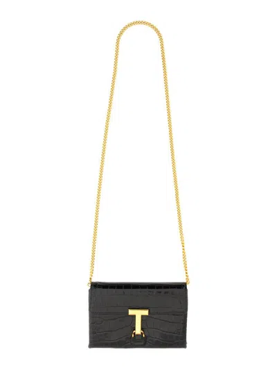 Tom Ford Bag With Logo In Black
