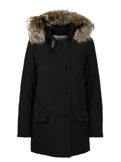 Woolrich Artic Detachable Clothing In Black