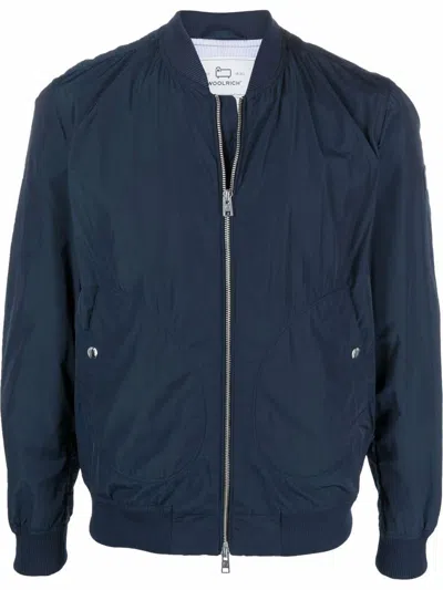 Woolrich Bomber Clothing In Blue